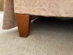 HENREDON Off White Sofa Couch