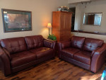 Sofa and Loveseat;