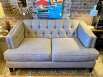 Gray Tufted Sofa