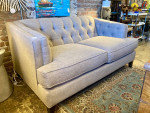 Gray Tufted Sofa
