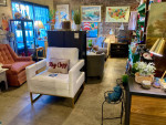 Gray Tufted Sofa