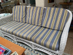 White Wicker Sofa & Chairs