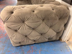 Light Gray Tufted Sofa   Soft and Comfy