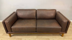 West Elm Delkab Leather Sofa *Delivery Options*