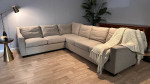 Selden’s Down Blend Belgian Roll Arm Sectional Sofa *Delivery*