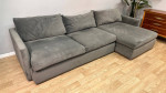 Crate and Barrel Lounge Sectional Sofa *Delivery Options*