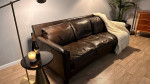 High End Genuine Leather Sofa *Delivery Options*