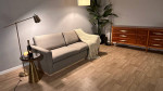 Wood Base Down Minimalist Sofa *Delivery Options*