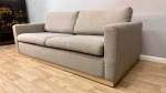 Wood Base Down Minimalist Sofa *Delivery Options*
