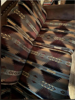 Western Sofa Set x Leather/Suede Look Comfy