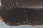 1920's French Rococo Style 3-Piece Mohair Settee Sofa & Armchair Set
