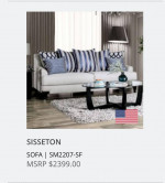 BRAND NEW BEAUTIFUL SOFA/LOVE SET RETAIL OVER$4100