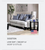 BRAND NEW BEAUTIFUL SOFA/LOVE SET RETAIL OVER$4100