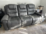 leather recliner sofa