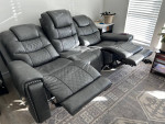 leather recliner sofa
