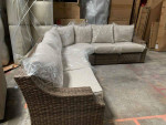 New outdoor patio furniture oversize sectional sofa