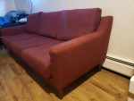 Burrow Modular Sofa Red