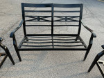Beautiful Outdoor Conversation Set Sofa And 2 Oversized Chairs OBO