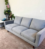 Sofa large gray..78”