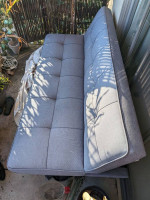 Covertible sofa futon
