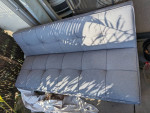 Covertible sofa futon