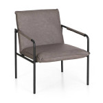 New set of 2 Middle Back Gray Accent Living Room Lounge Sofa Chair