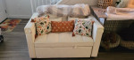 For Sale: Versatile 3-in-1 Convertible Sleeper Sofa Bed with Extras