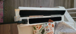 For Sale: Versatile 3-in-1 Convertible Sleeper Sofa Bed with Extras