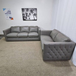 NEW Top Grain Leather Sofa and Loveseat Couch Set (FREE CURBSIDE DELIV