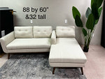 New All Modern brand beige sofa, delivery included