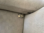 Small reclining sofa