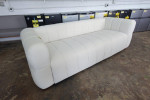 US Pride Furniture Tufted Velvet Modern Sofa Couch w/ Low Back, Ivory