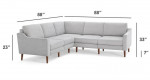 Sofa - Burrow Nomad 5-Seat Corner Sectional