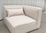 Modern contemporary light coffee Modular sectional sofa set - brand new