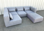 Modern contemporary light coffee Modular sectional sofa set - brand new