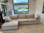 West Elm Harmony Sectional Couch Sofa