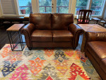 Gorgeous Leather Couch/Sofa and Loveseat