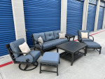 Beautiful Costco Patio 6 PC sofa seating set!