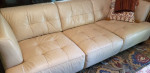 100% Italian Leather Sofa & Chair