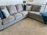 Ashleys Sectional Sofa with chaise