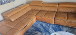 Orange Leather sofa for sale