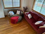 Custom Sofa & Chair with Ottoman