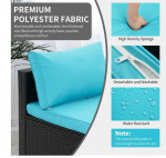 brand new in box 7 Pcs Outdoor Patio Furniture Sofa Set