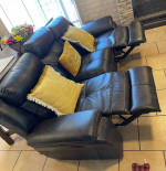3 Piece Sofa Set, rocker and recliners.