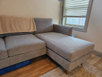 Perfect condition appx 1 year old apt2b sectional sofa