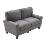 Serta Copenhagen Modern Sofa 61" Loveseat Couch with Pillowed Back Cushions and 