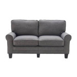 Serta Copenhagen Modern Sofa 61" Loveseat Couch with Pillowed Back Cushions and 