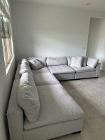 Grey Modular Sectional Couch Sofa Rh Cloud Dupe