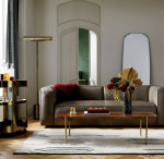CB2 Lenyx 92" Leather Sofa