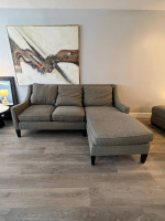 Sofa Sectional With Chaise by Wesley Hall, free local delivery